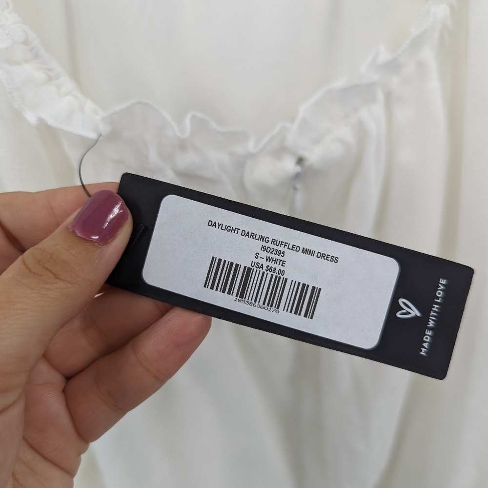 NWT LULU'S Daylight Darling Ruffled Mini Dress - Picture 9 of 11